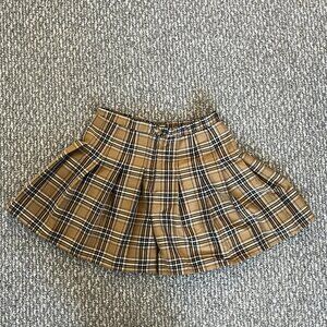 Wild Fable Plaid Pleated Skirt
